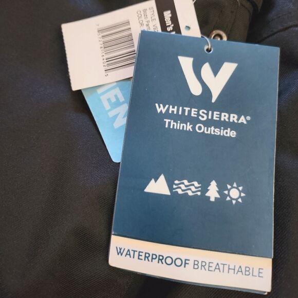 White Sierra Men's Bozo Shell Ski Snowboard Pants Black Size L NWT - Picture 9 of 9